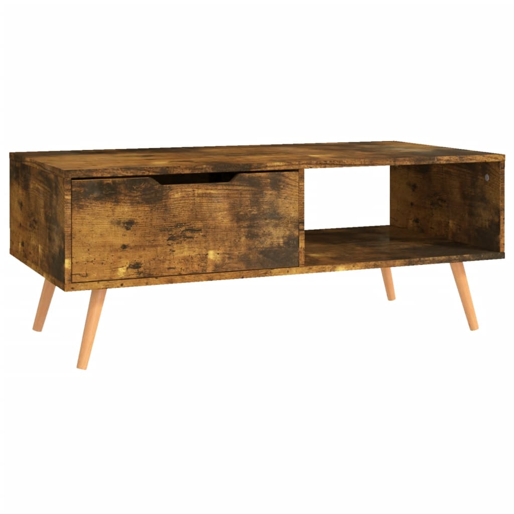 Salontafel 100x49,5x43 cm bewerkt hout