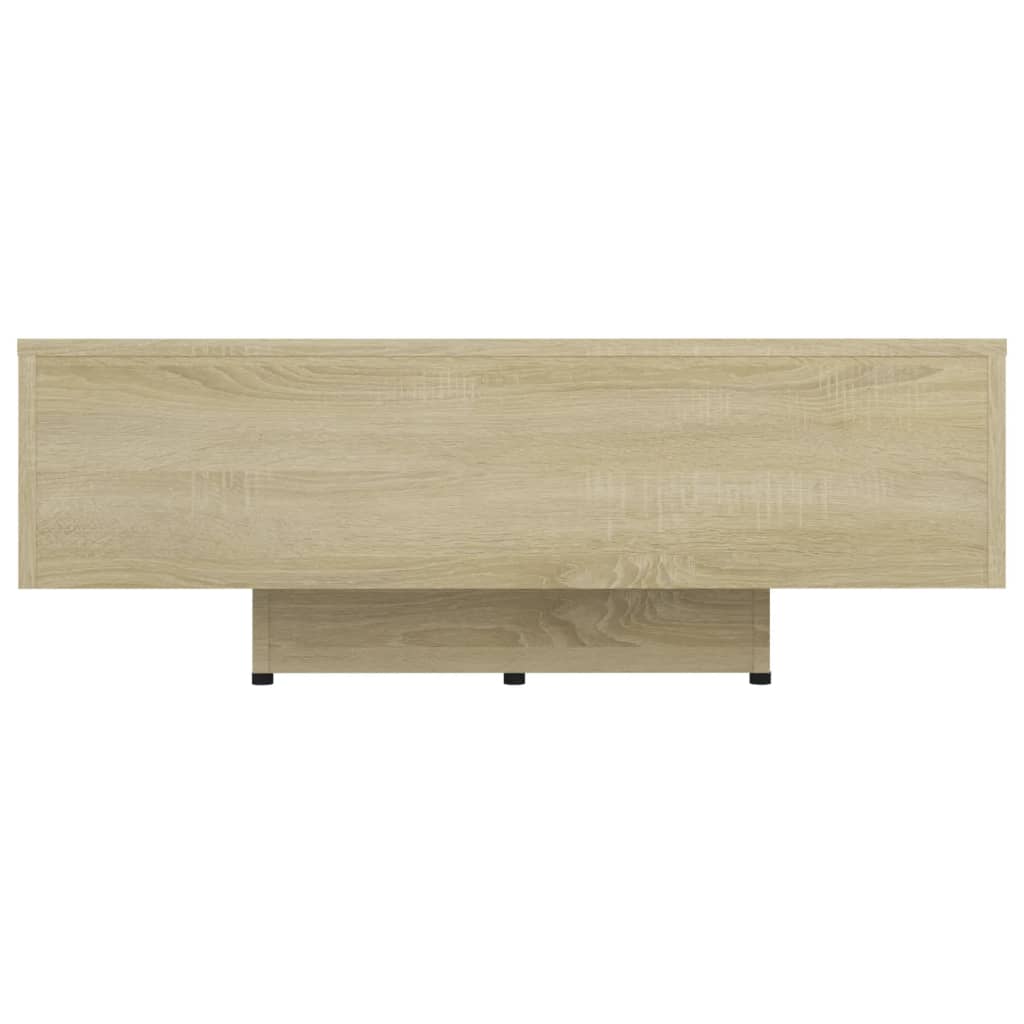 Salontafel 100x49,5x31 cm bewerkt hout eikenkleurig