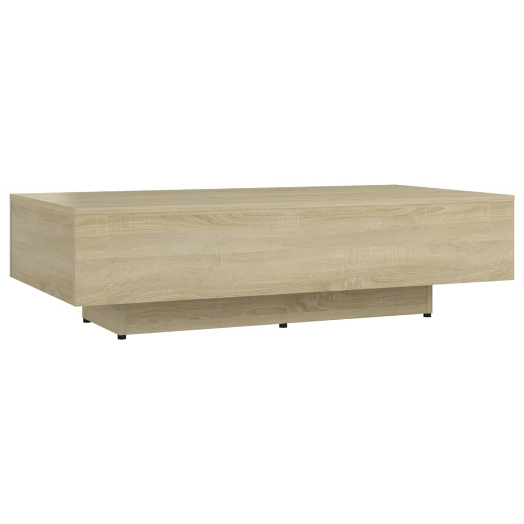 Salontafel 100x49,5x31 cm bewerkt hout eikenkleurig