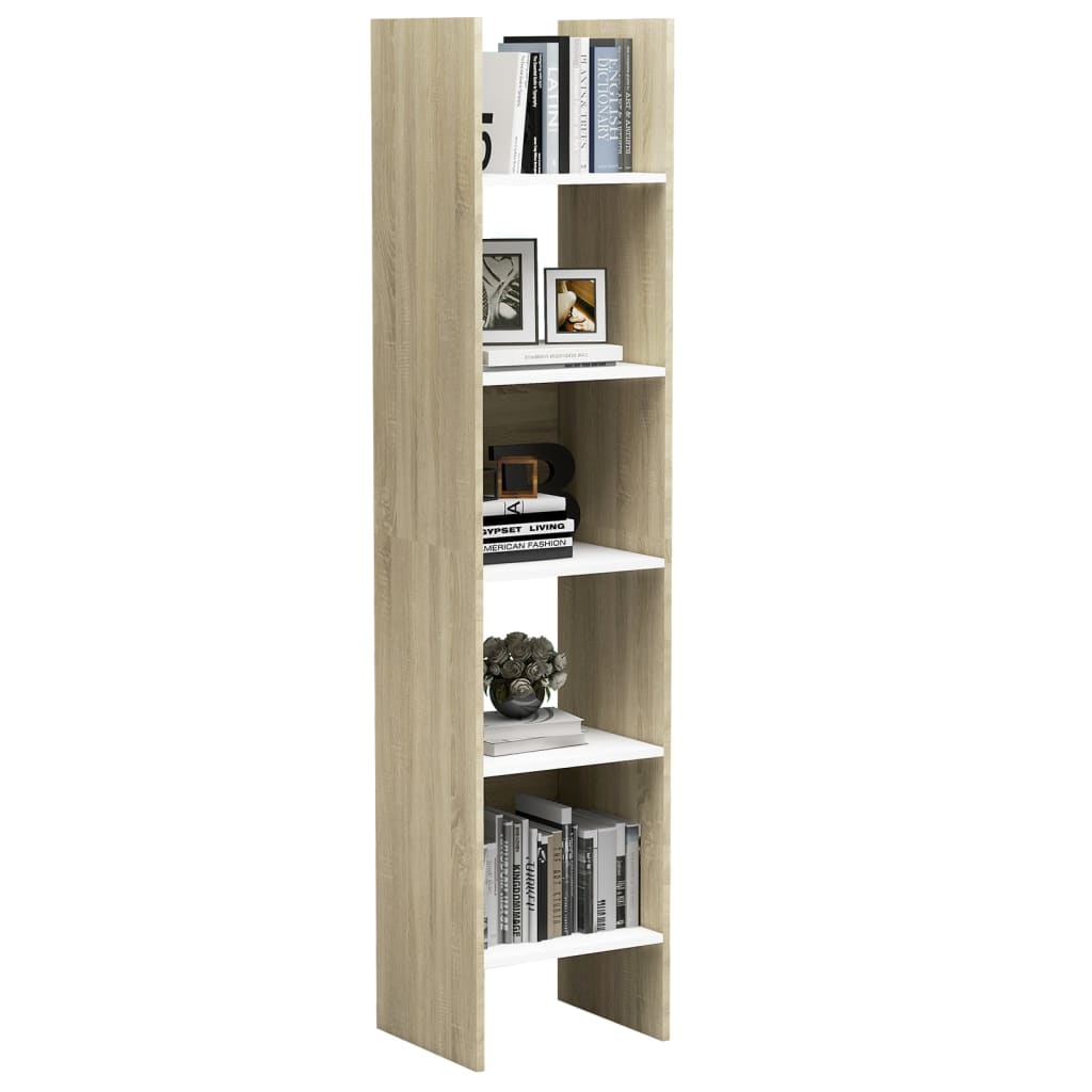 Boekenkast 40x35x180 cm bewerkt hout