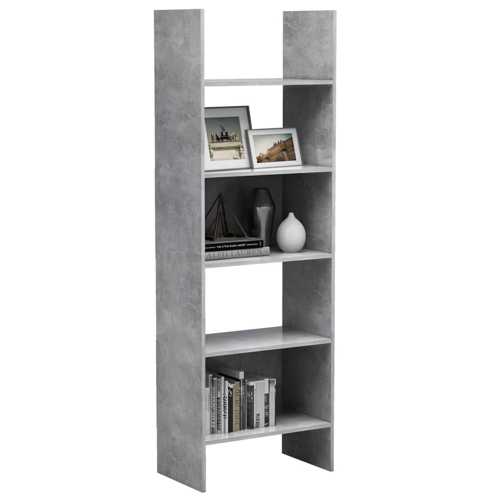 Boekenkast 60x35x180 cm bewerkt hout eikenkleurig