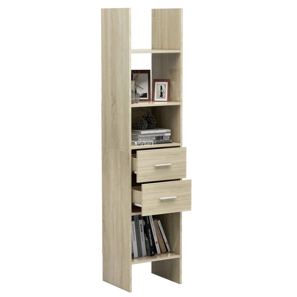 Boekenkast 40x35x180 cm bewerkt hout