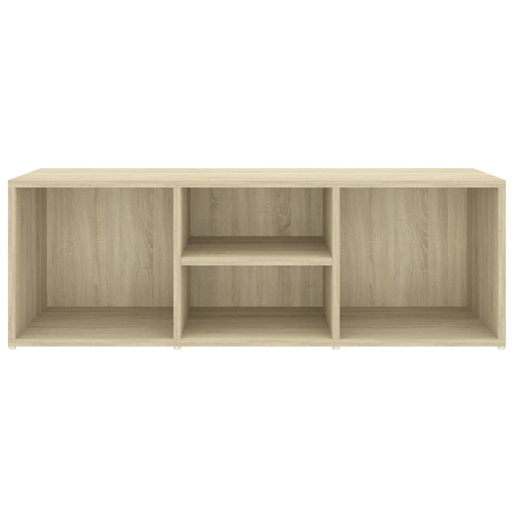 Schoenenopbergbank 105x35x35 cm bewerkt hout eikenkleur