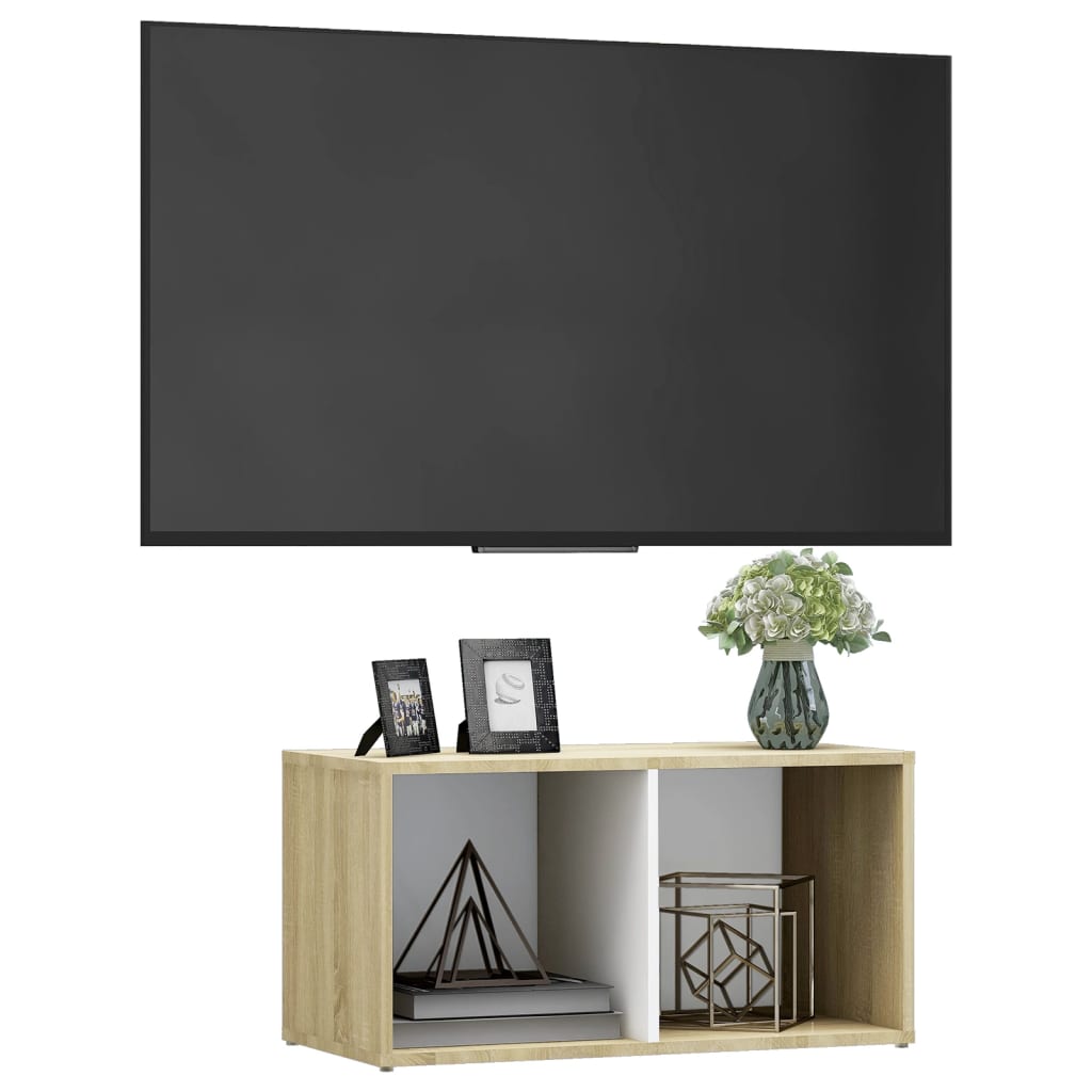 Tv-meubel 72x35x36,5 cm bewerkt hout