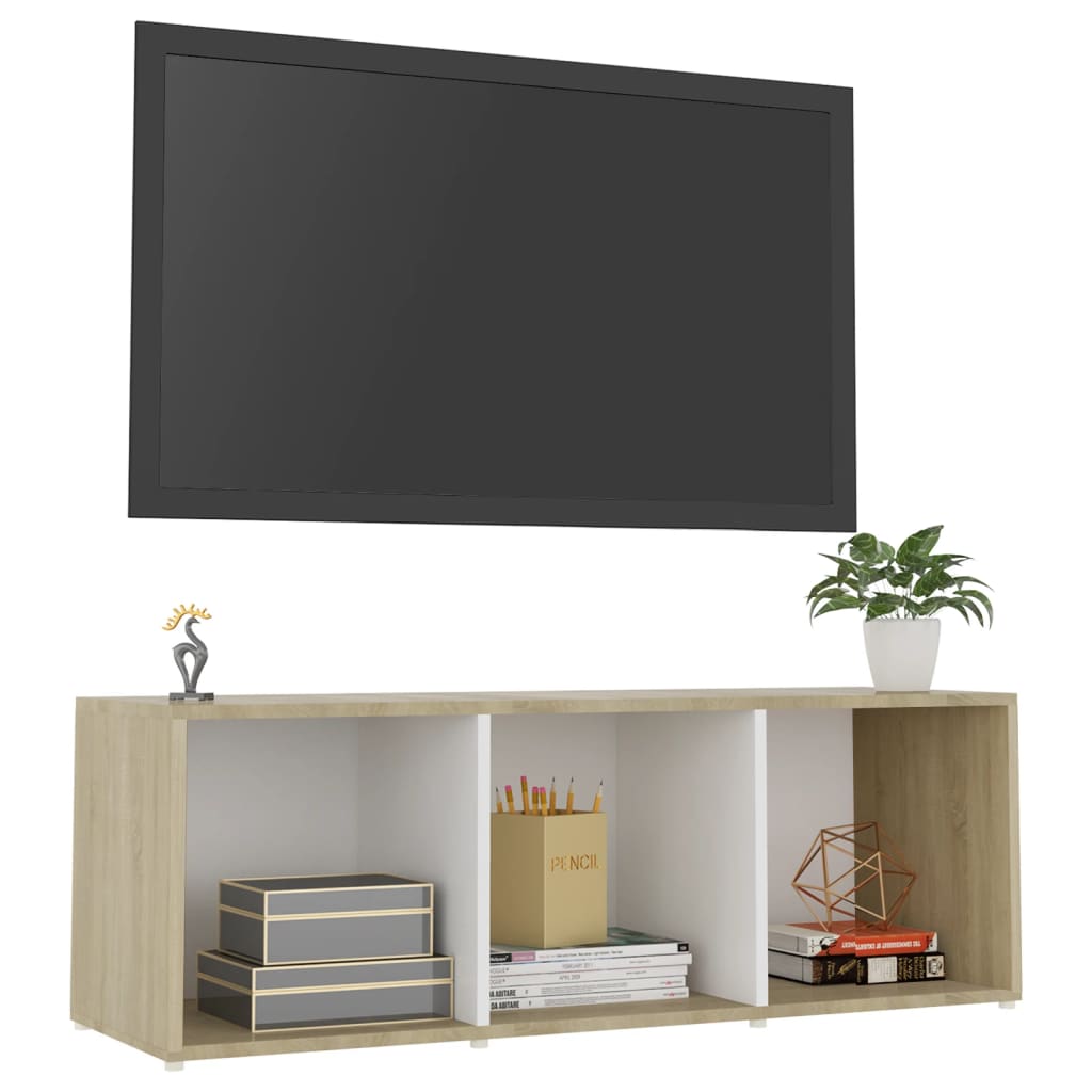 Tv-meubel 72x35x36,5 cm bewerkt hout