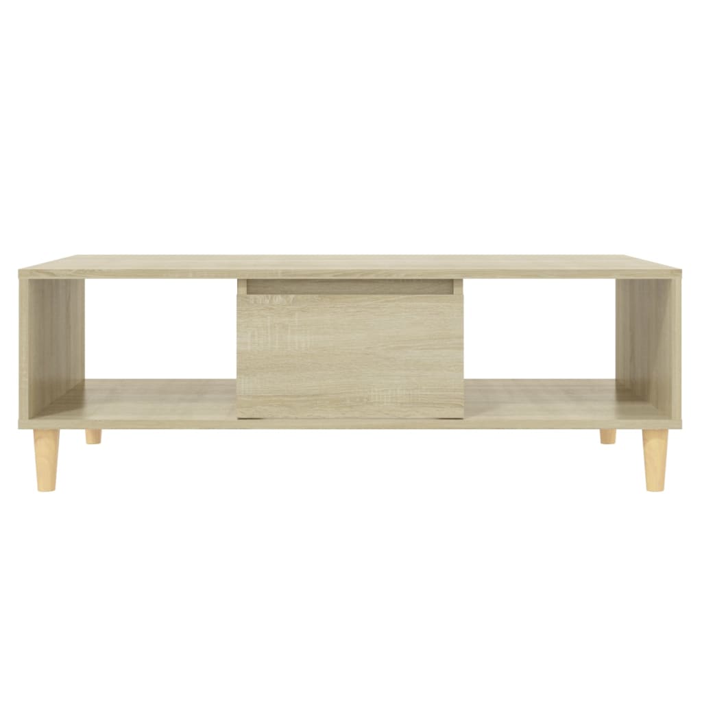 Salontafel 103,5x60x35 cm bewerkt hout