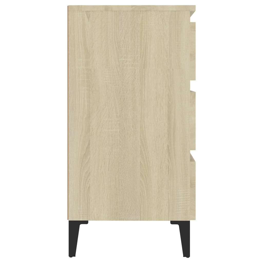 Dressoir 60x35x69 cm bewerkt hout