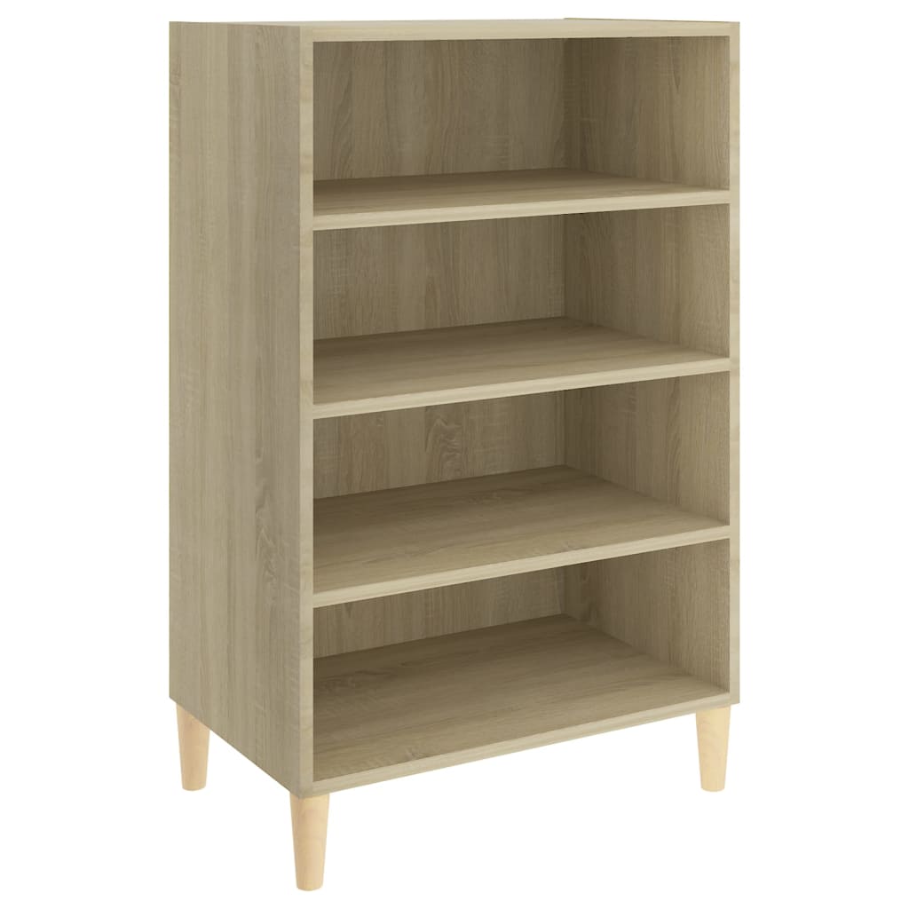 Dressoir 57x35x90 cm bewerkt hout