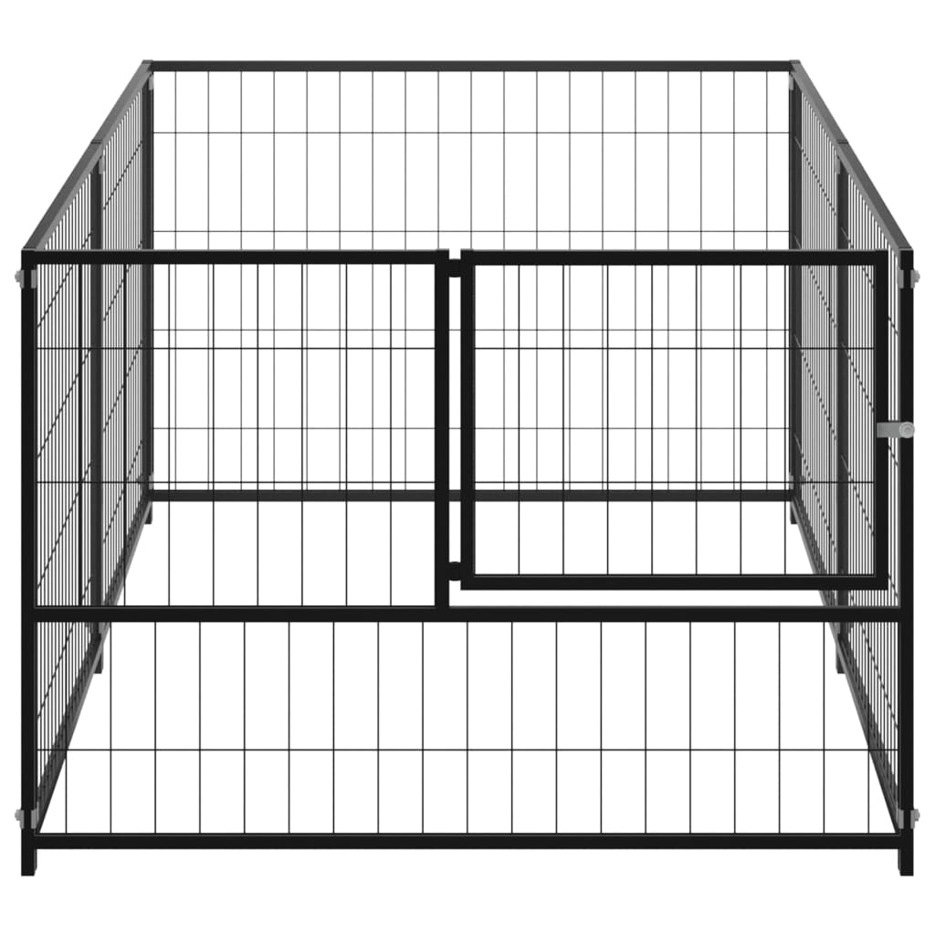 Hondenkennel 3 m² staal