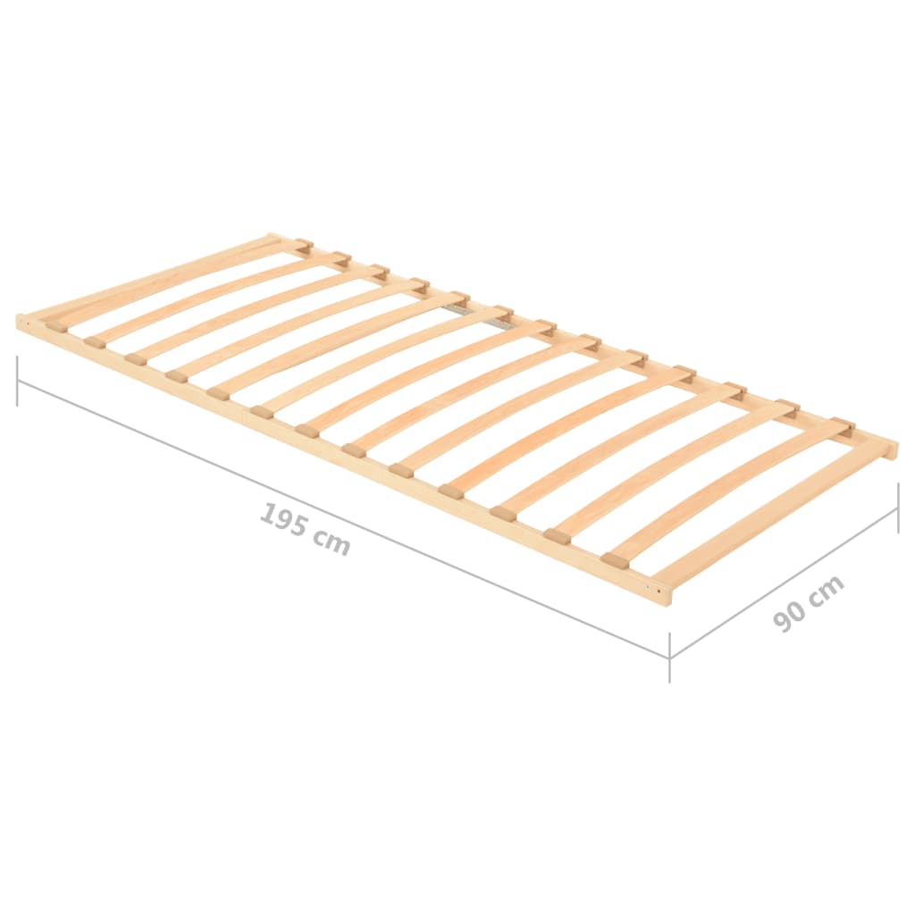 Lattenbodem met 13 latten 70x200 cm