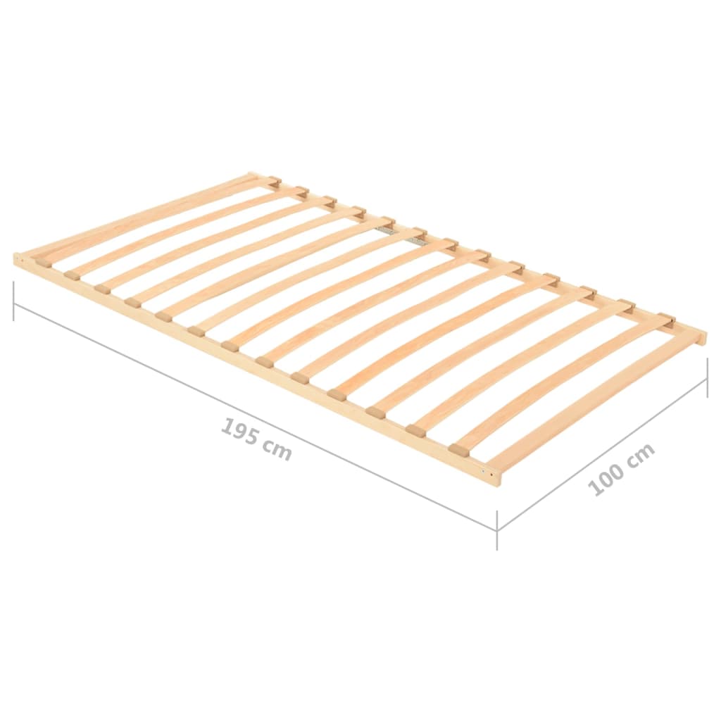 Lattenbodem met 13 latten 70x200 cm