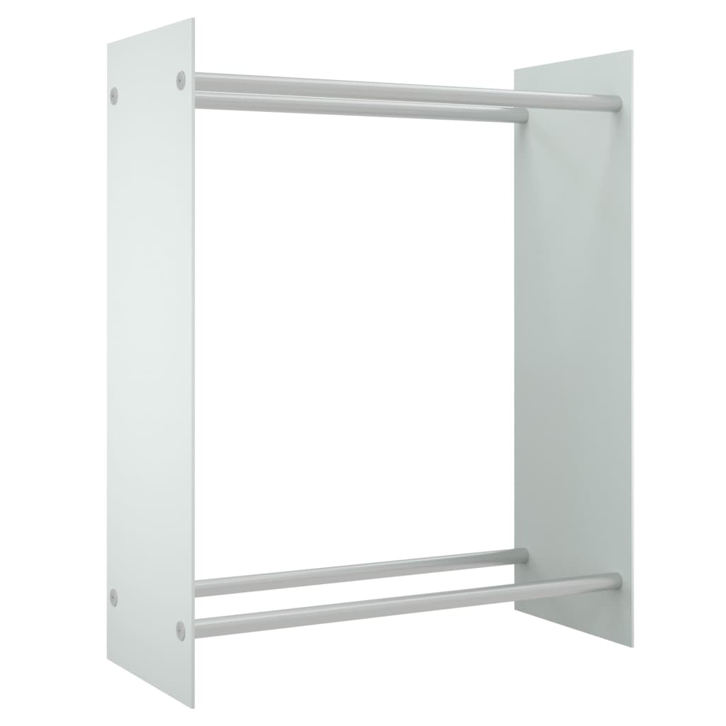 Haardhoutrek 80x35x100 cm gehard glas transparant