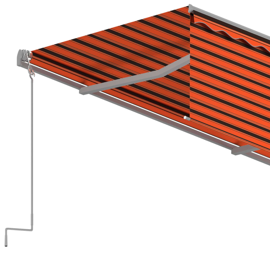 Luifel automatisch uittrekbaar met rolgordijn 5x3 m