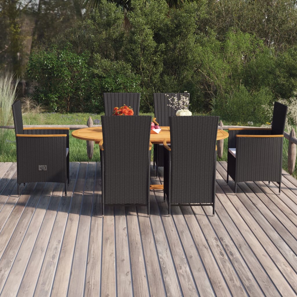 7-delige Tuinset poly rattan