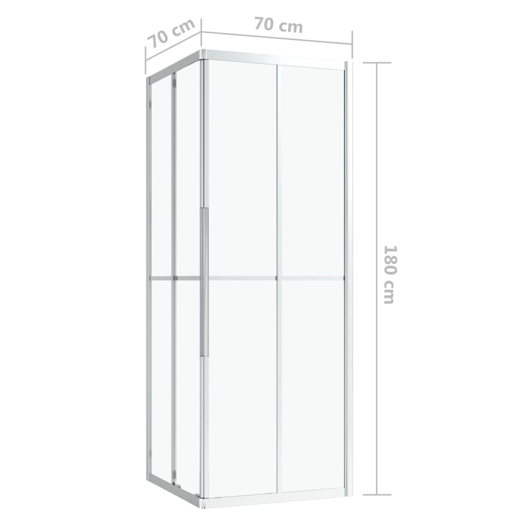 Douchecabine 80x80x180 cm ESG