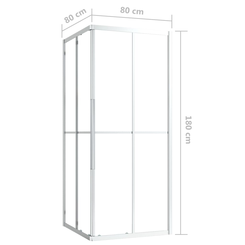 Douchecabine 70x70x180 cm ESG