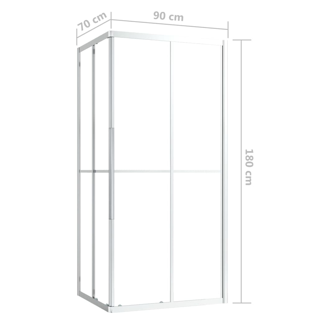 Douchecabine 70x70x180 cm ESG