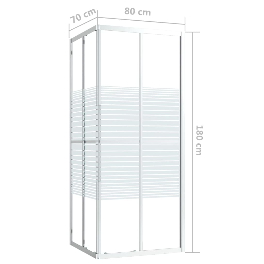 Douchecabine 70x70x180 cm ESG