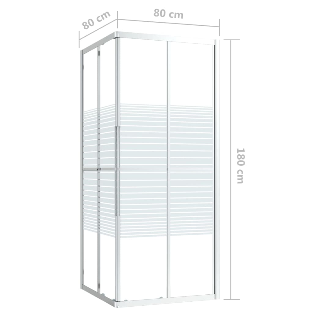 Douchecabine 80x80x180 cm ESG