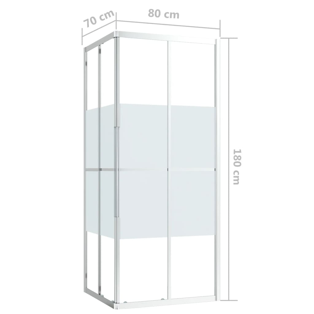 Douchecabine 70x70x180 cm ESG