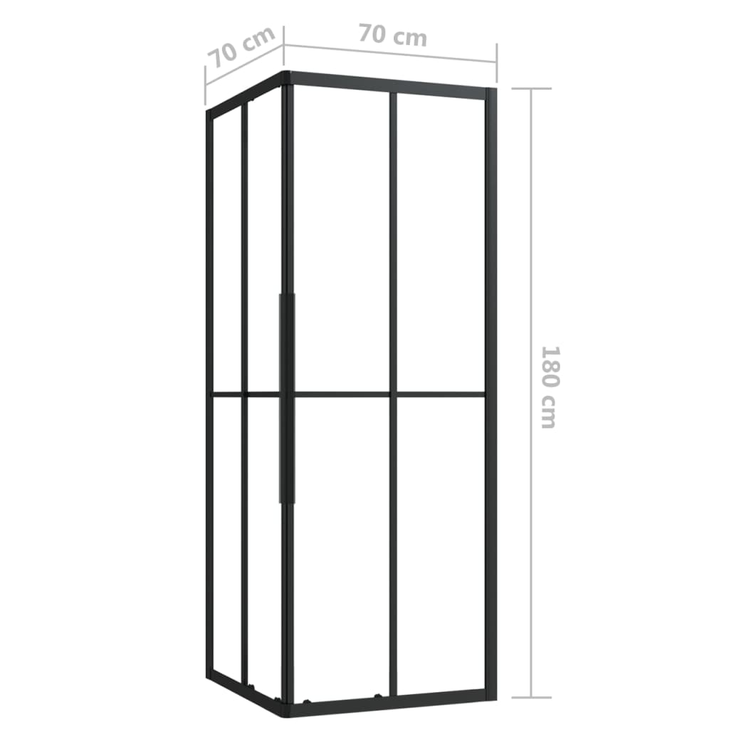 Douchecabine 80x70x180 cm ESG