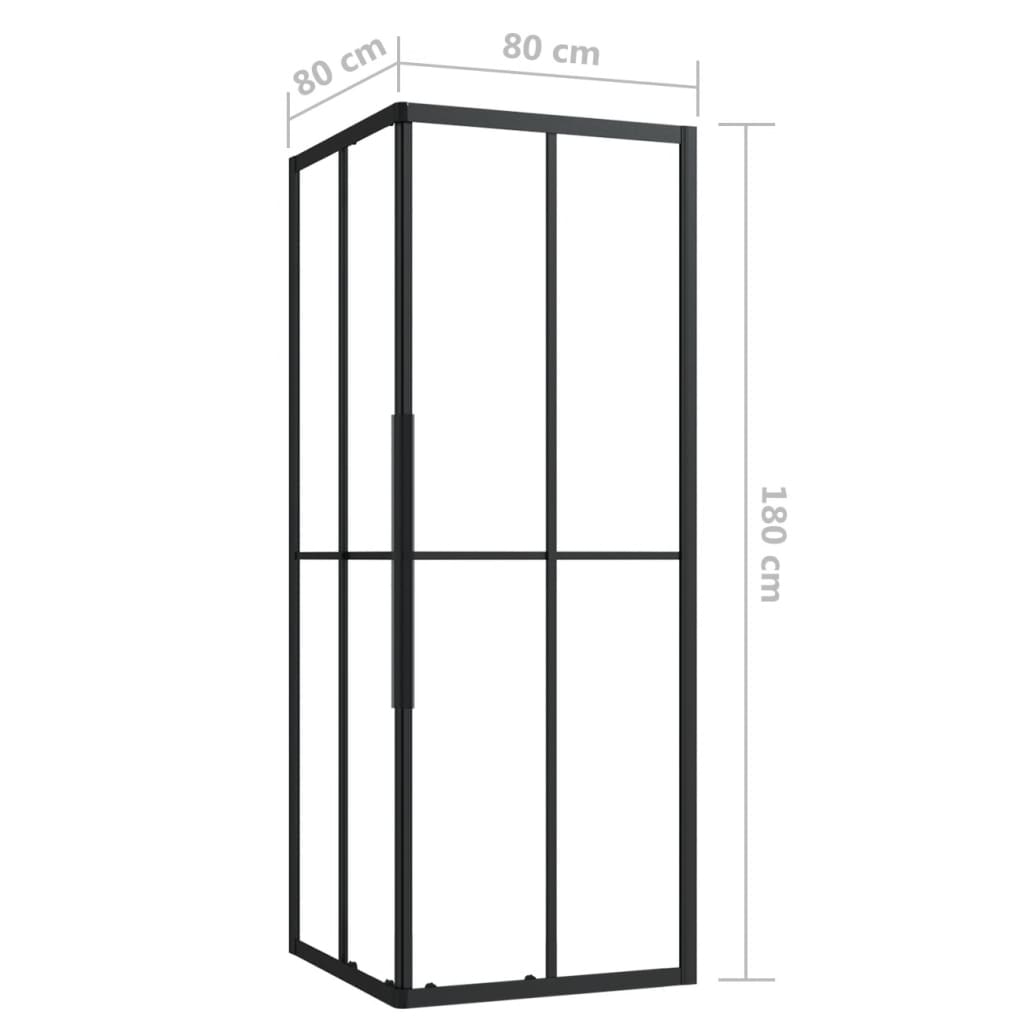 Douchecabine 80x70x180 cm ESG