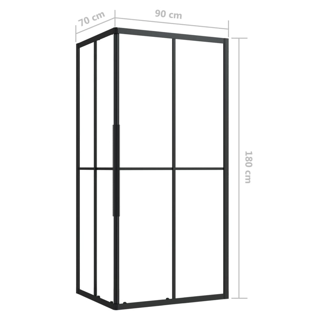 Douchecabine 80x70x180 cm ESG