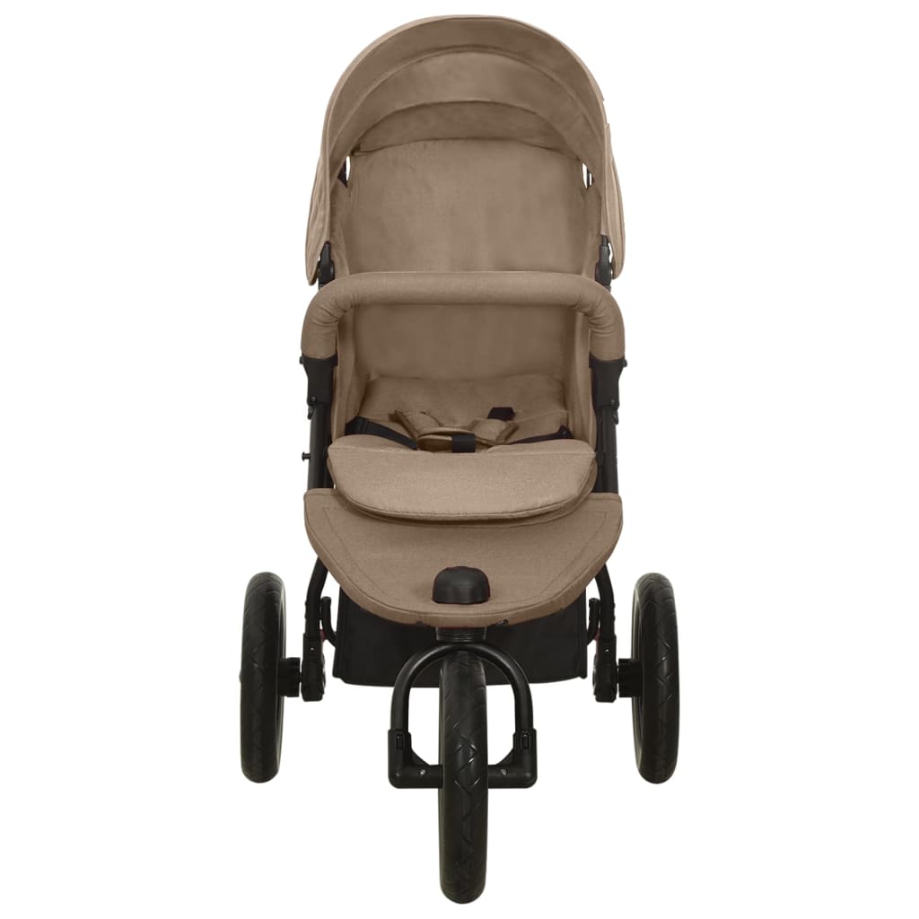 Kinderwagen staal antracietkleurig