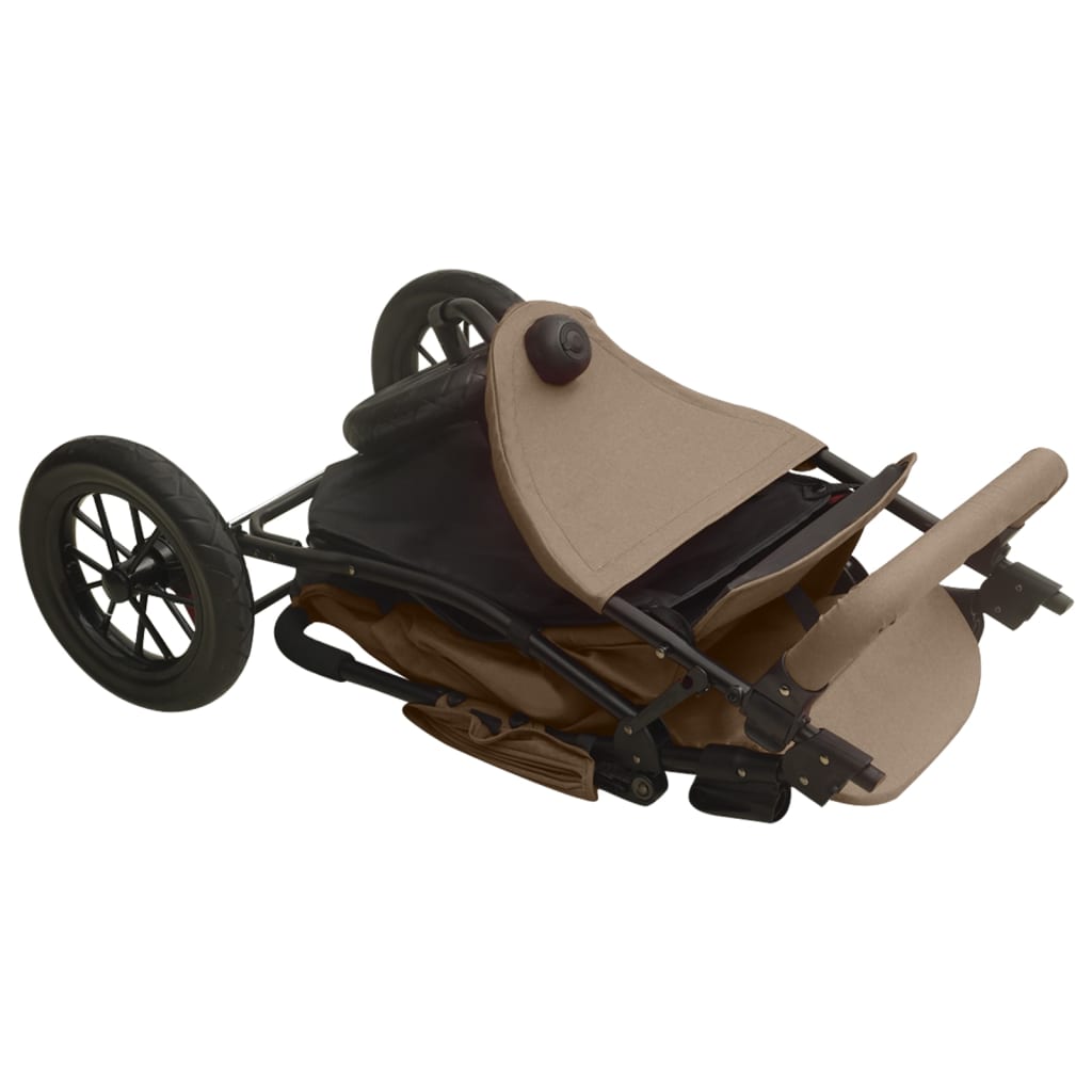 Kinderwagen staal antracietkleurig