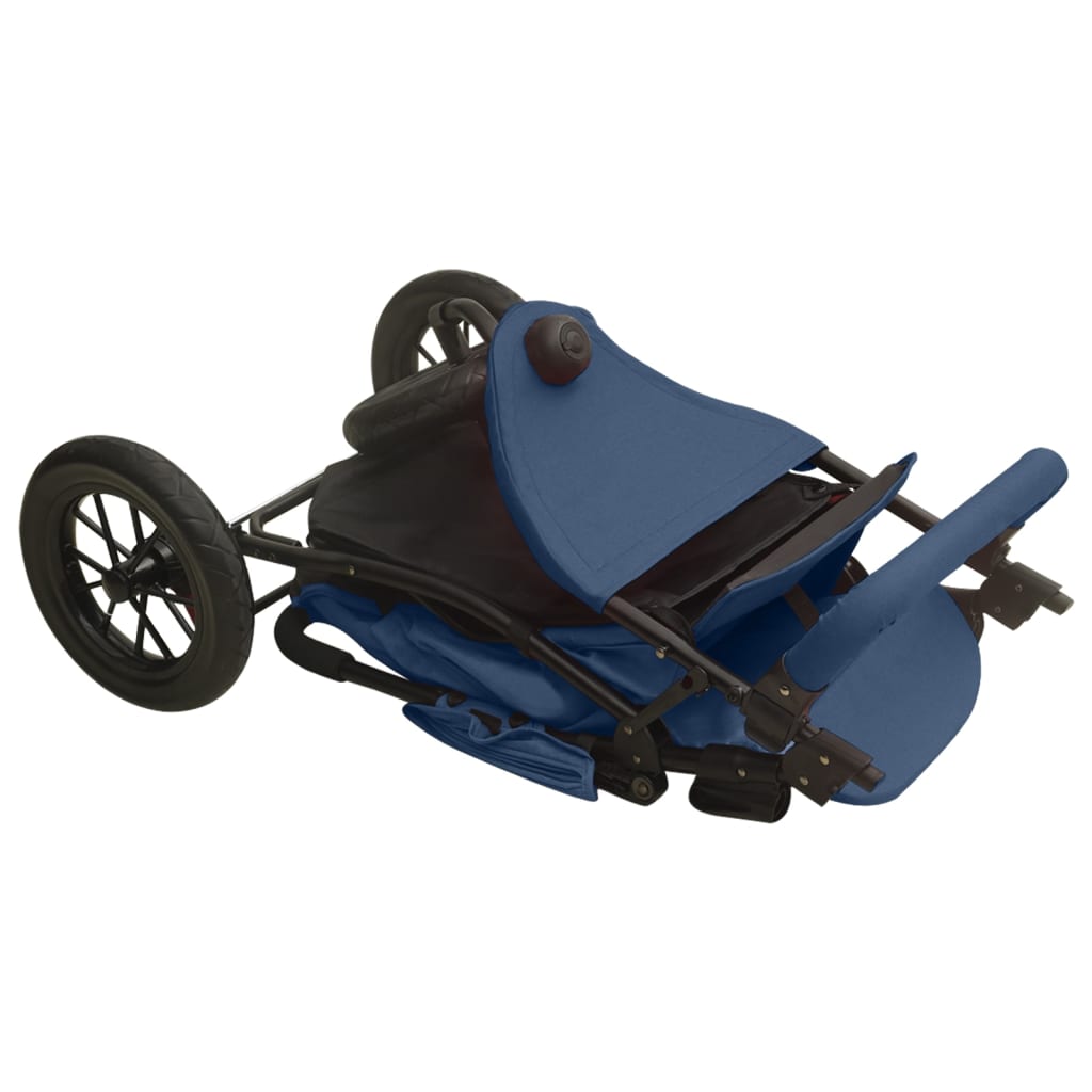 Kinderwagen staal antracietkleurig