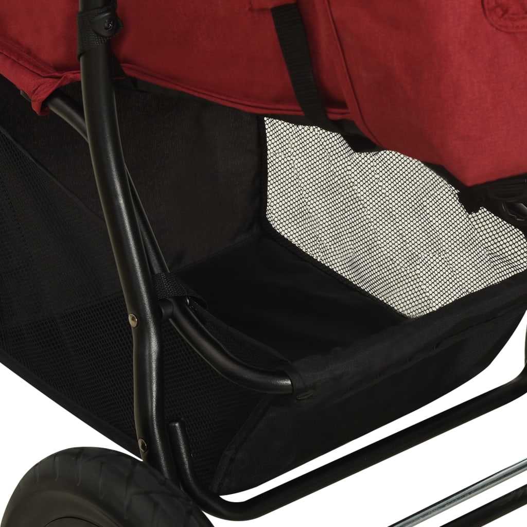 Kinderwagen staal antracietkleurig