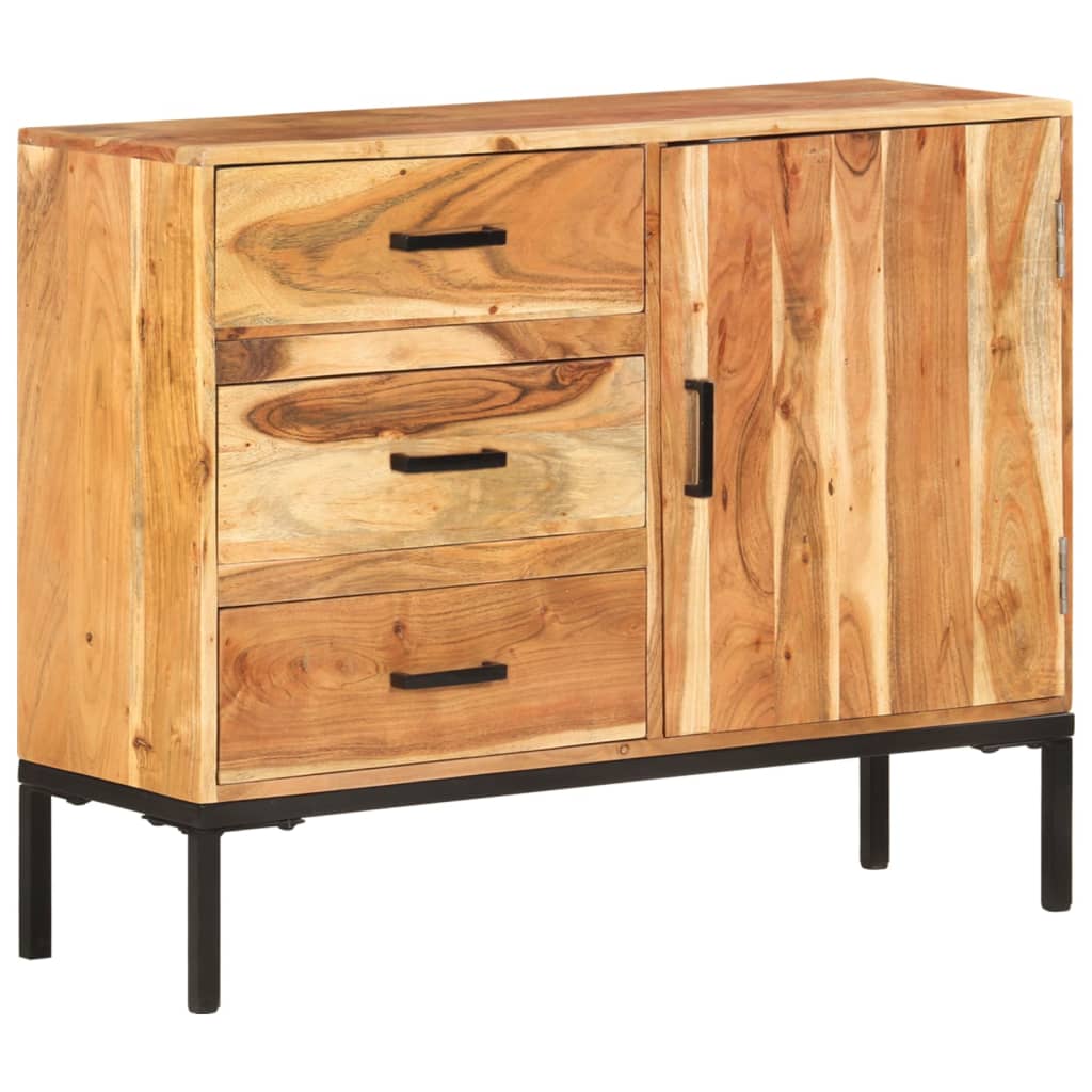 Dressoir 88x30x73 cm massief gerecycled hout