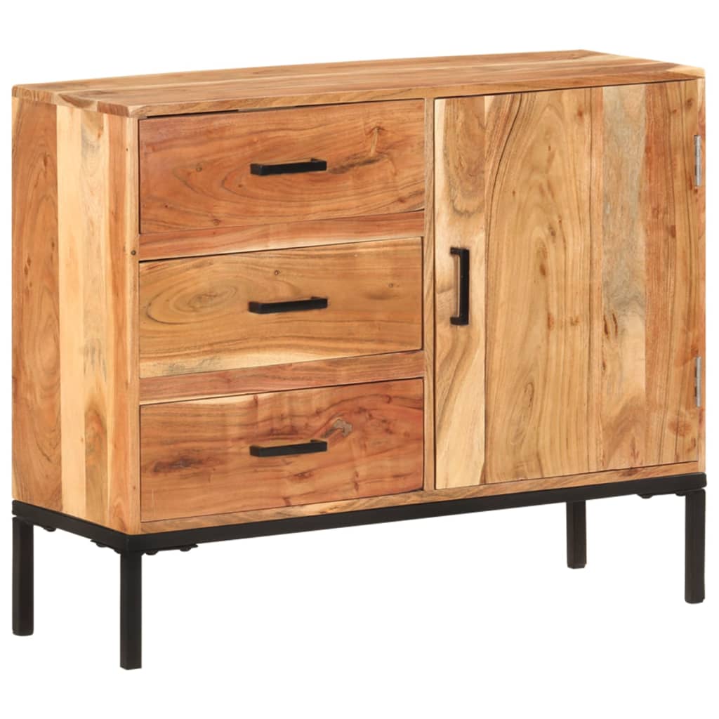 Dressoir 88x30x73 cm massief gerecycled hout