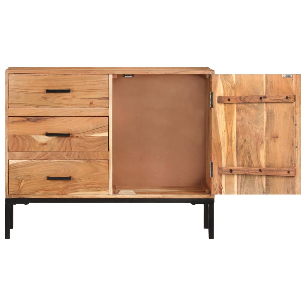 Dressoir 88x30x73 cm massief gerecycled hout