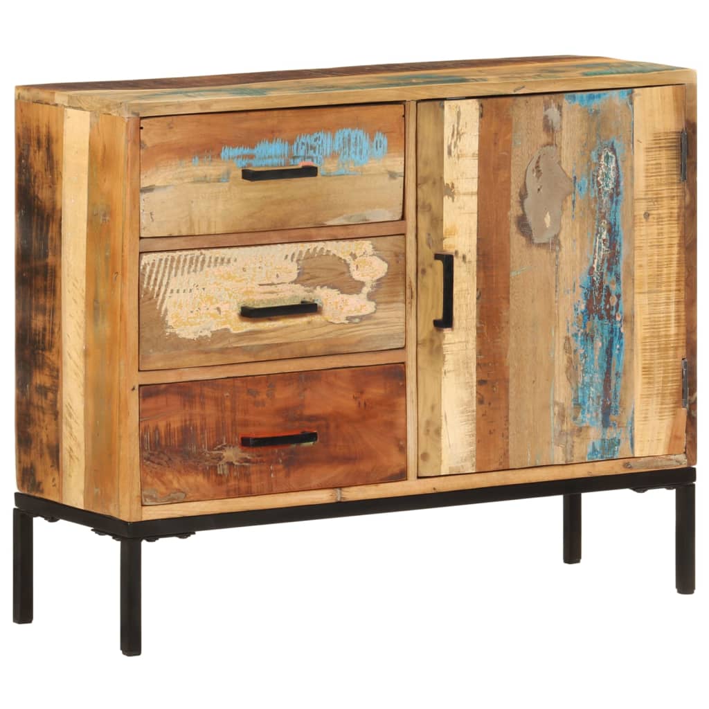 Dressoir 88x30x73 cm massief gerecycled hout