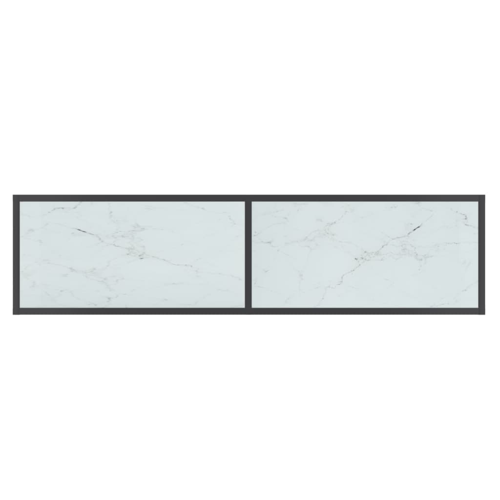 Wandtafel 160x35x75,5 cm gehard glas