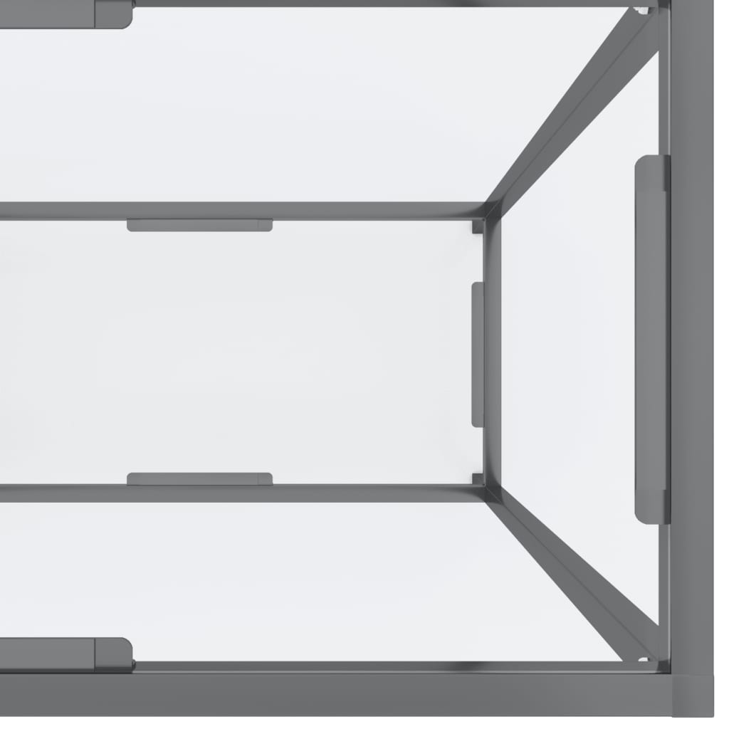 Wandtafel 160x35x75,5 cm gehard glas