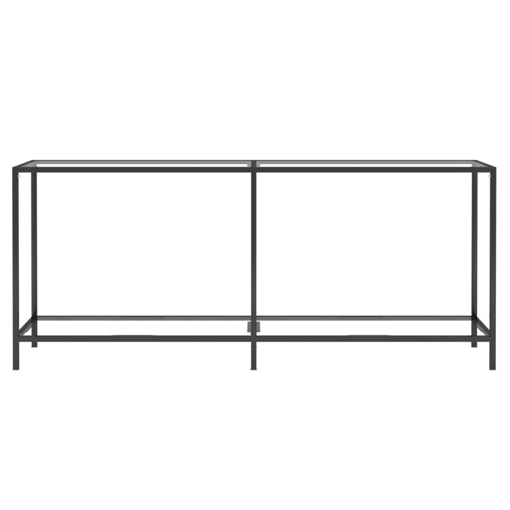 Wandtafel 160x35x75,5 cm gehard glas