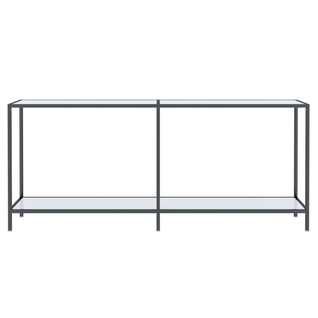 Wandtafel 160x35x75,5 cm gehard glas