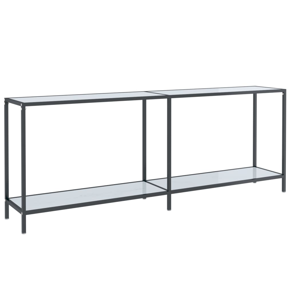 Wandtafel 160x35x75,5 cm gehard glas