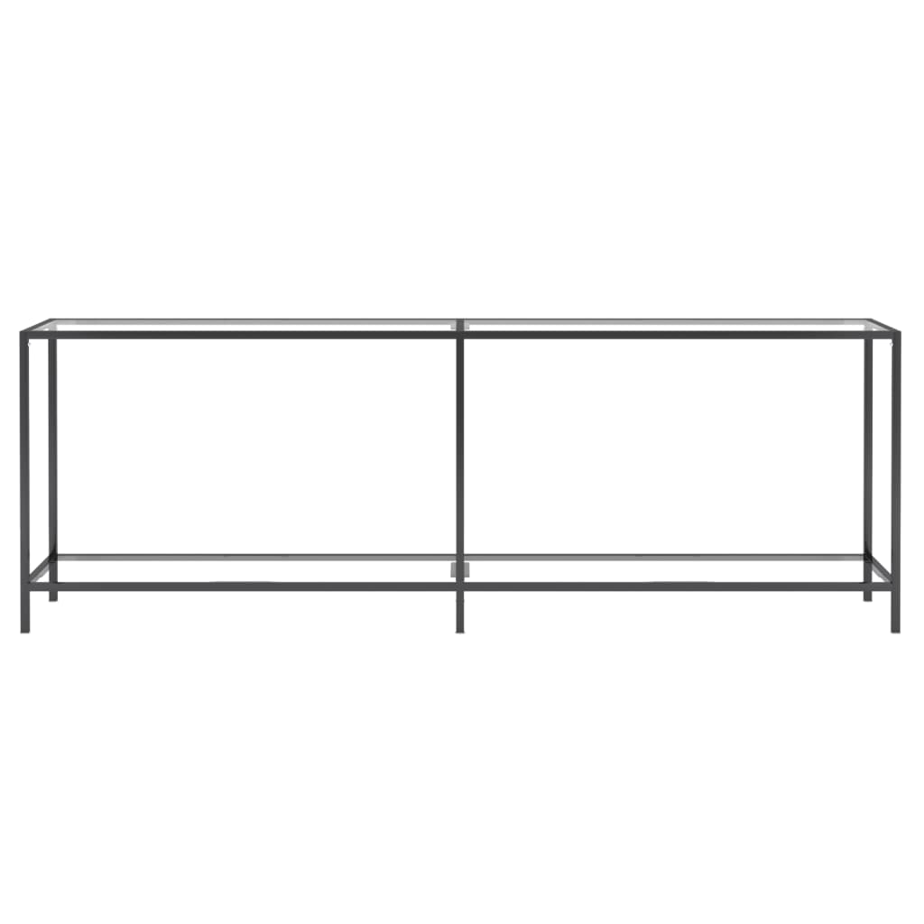 Wandtafel 160x35x75,5 cm gehard glas