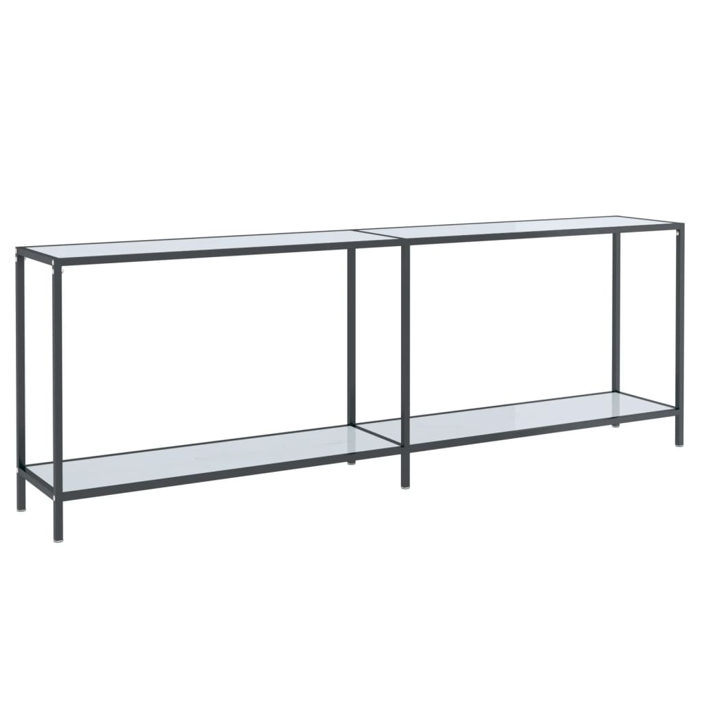 Wandtafel 160x35x75,5 cm gehard glas