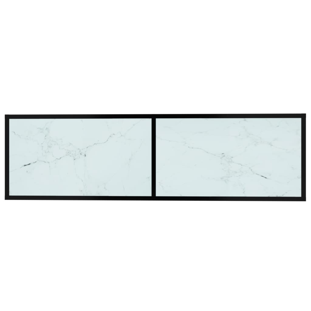 Tv-meubel 160x40x40,5 gehard glas zwart