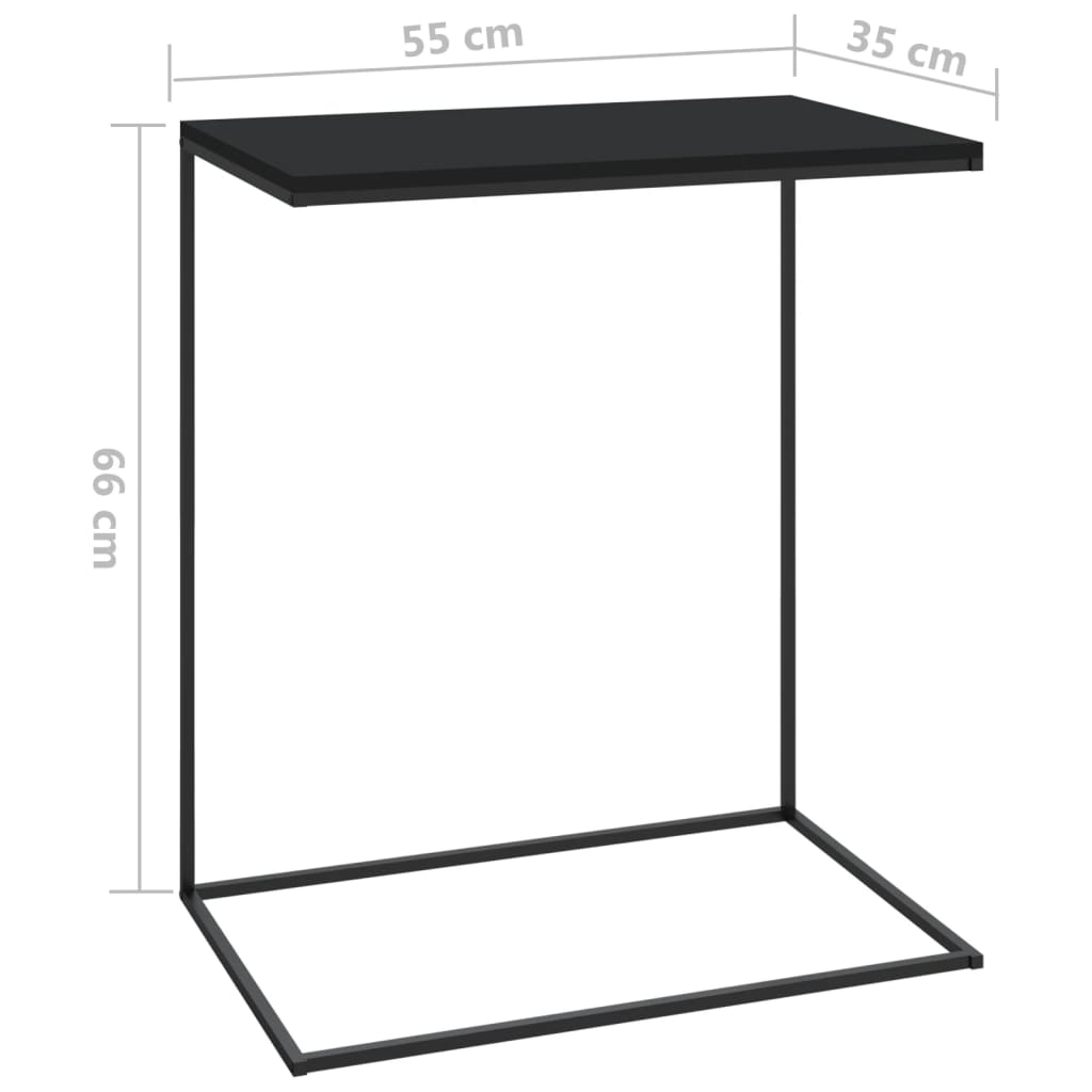 Bijzettafel 40x30x59 cm bewerkt hout