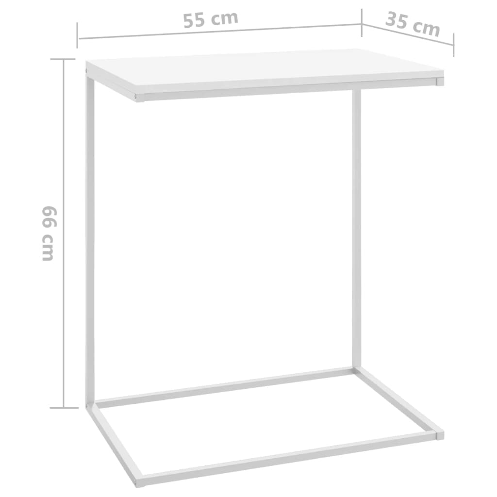 Bijzettafel 40x30x59 cm bewerkt hout