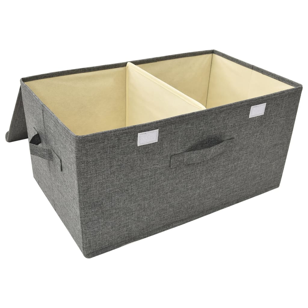 Opbergboxen 2 st 50x30x25 cm stof