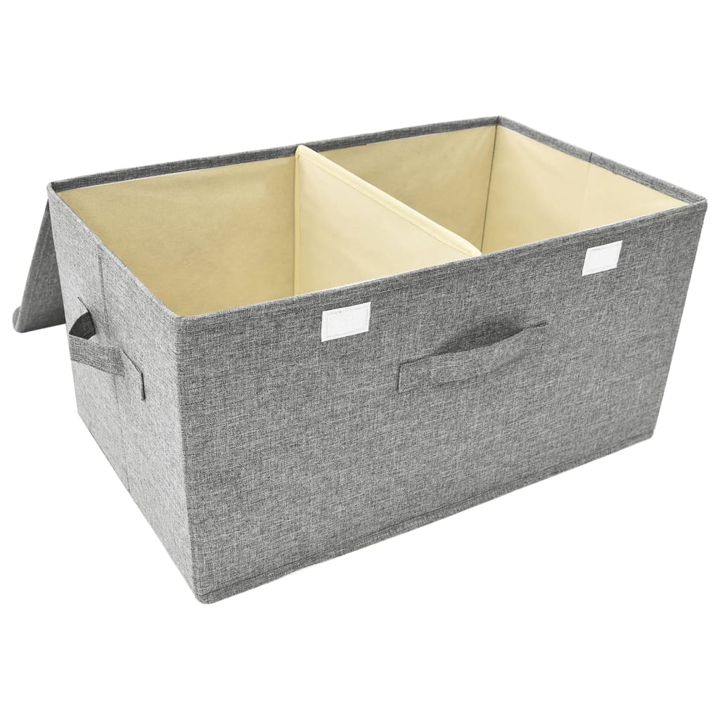 Opbergboxen 2 st 50x30x25 cm stof