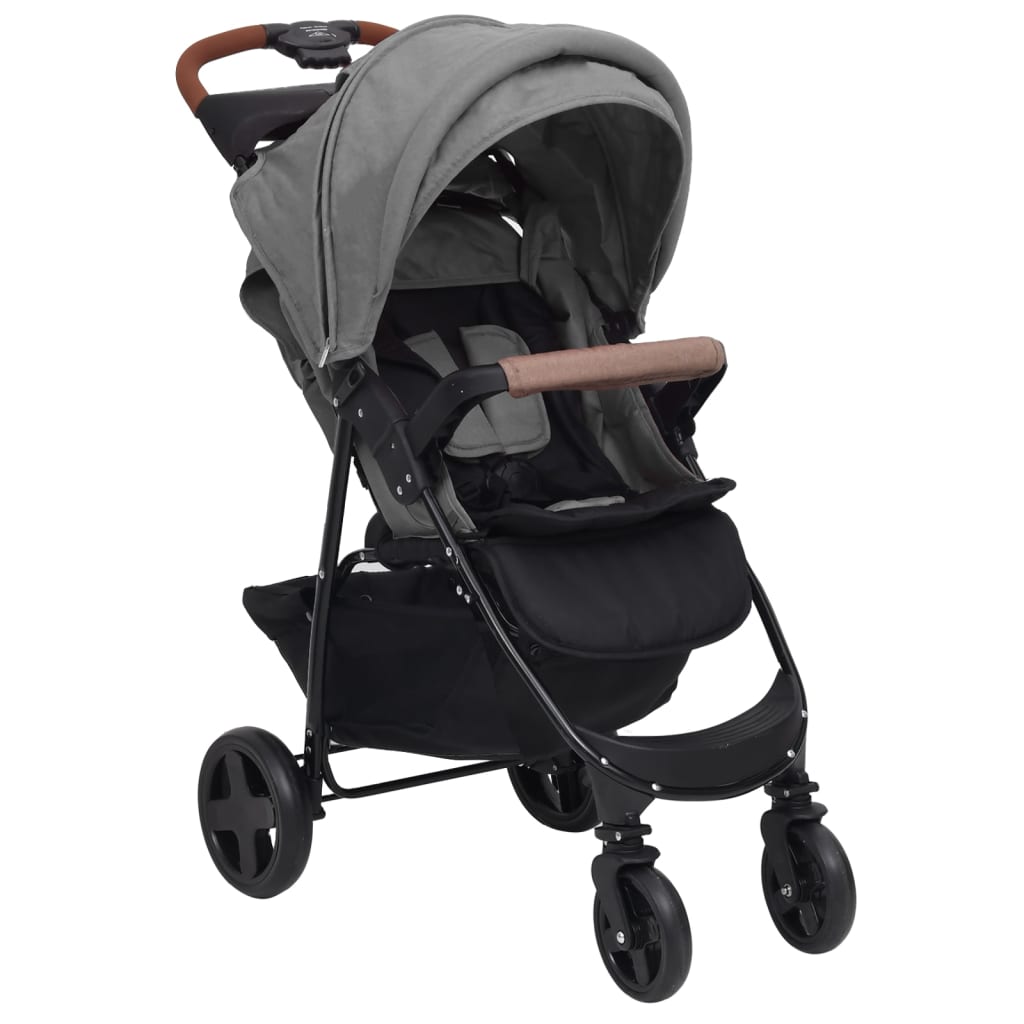 Kinderwagen 3-in-1 staal