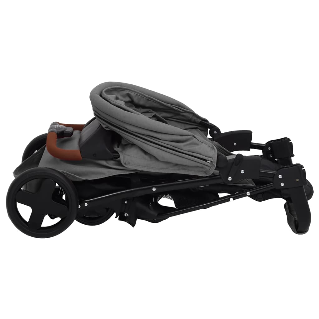 Kinderwagen 3-in-1 staal