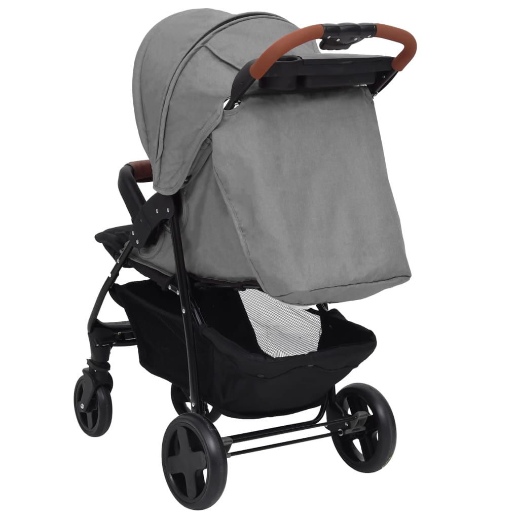 Kinderwagen 3-in-1 staal